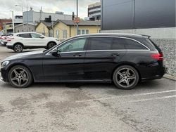 Svart Begagnad 2016 Mercedes C220 AMG line Kombi | 204 900 kr (Marknadspris)