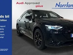 Mytsvart metallic Begagnad 2022 Audi e-tron Sportback S-Line SUV | 545 000 kr (Marknadspris)