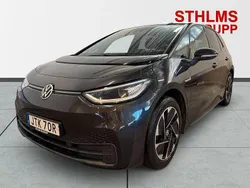 Mörkgrå (grå metallic) Begagnad 2021 VW ID.3 Pro Performance Halvkombi | 228 500 kr (Marknadspris)