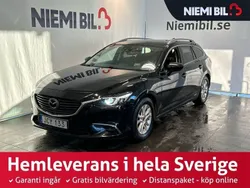 Svart Begagnad 2015 Mazda 6 Optimum Kombi | 169 900 kr (Dyr)