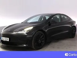 Svart Begagnad 2022 Tesla Model 3 Standard Range Plus Sedan | 292 900 kr (Bra pris)