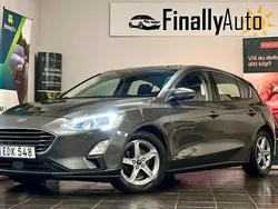 Grå Begagnad 2018 Ford Focus Titanium Halvkombi | 108 900 kr (Marknadspris)