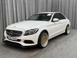 Polar white Begagnad 2014 Mercedes C220 AMG Sedan | 139 900 kr