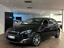 Svart Begagnad 2013 Peugeot 308 Allure Halvkombi | 84 900 kr (Marknadspris)