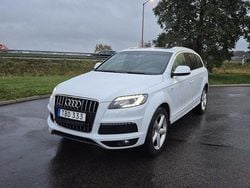 Vit Begagnad 2014 Audi Q7 S-Line SUV | 169 999 kr (Bra pris)