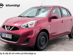 Röd Begagnad 2013 Nissan Micra Halvkombi | 84 900 kr (Dyr)