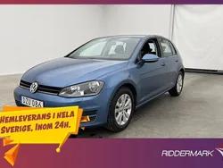 Blå Begagnad 2015 VW Golf VII Halvkombi | 154 800 kr (Marknadspris)