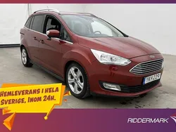 Röd Begagnad 2017 Ford C-MAX Titanium Minibuss | 159 800 kr (Dyr)