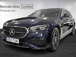 Mörkblå Begagnad 2023 Mercedes E300 AMG line Kombi | 579 000 kr (Marknadspris)