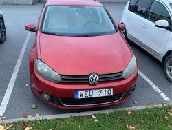 Röd Begagnad 2010 VW Golf VI GT Halvkombi | 65 000 kr (Marknadspris)
