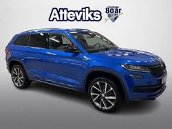 Blå Begagnad 2020 Skoda Kodiaq SportLine SUV | 359 900 kr (Bra pris)