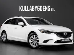 Vit (snowflake white pearl) Begagnad 2017 Mazda 6 Vision Kombi | 199 000 kr (Marknadspris)