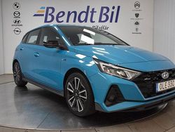 Aqua turquoise Begagnad 2021 Hyundai i20 N Line Halvkombi | 199 800 kr (Marknadspris)