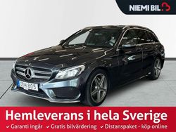 Grå Begagnad 2016 Mercedes C220 AMG line Kombi | 219 900 kr (Marknadspris)