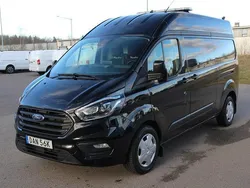 Svart metallic Begagnad 2022 Ford Transit Custom Van | 335 000 kr (Dyr)