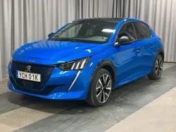 Blå Begagnad 2021 Peugeot e-208 GT Halvkombi | 179 800 kr (Marknadspris)