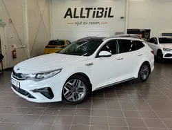 Vit Begagnad 2019 Kia Optima Hybrid 2 Sedan | 204 900 kr (Marknadspris)