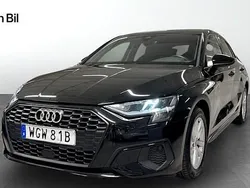 Brilliantsvart Begagnad 2021 Audi A3 Proline | 239 000 kr (Marknadspris)