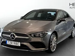 Svart Begagnad 2023 Mercedes CLA250e AMG line Sedan | 369 900 kr (Dyr)