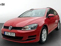 Röd Begagnad 2016 VW Golf VII Kombi | 124 900 kr (Marknadspris)