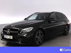 Svart Begagnad 2021 Mercedes C300e AMG Kombi | 329 900 kr (Marknadspris)