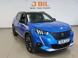 Blå Begagnad 2021 Peugeot e-2008 GT SUV | 204 900 kr (Marknadspris)