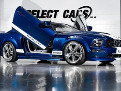 Blå Begagnad 2008 Ford Mustang GT | 299 900 kr