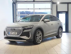 Grå Begagnad 2022 Audi Q4 Sportback e-tron S-Line SUV | 429 900 kr (Marknadspris)