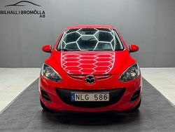 Röd Begagnad 2011 Mazda 2 Halvkombi | 54 900 kr (Marknadspris)