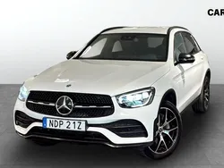 Vit (white) Begagnad 2022 Mercedes GLC300e AMG SUV | 419 900 kr (Bra pris)