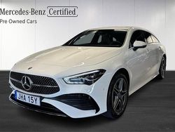 Vit Ny 2024 Mercedes CLA250e Shooting Brake AMG Kombi | 419 900 kr