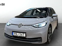 Grå (moonstone grey black) Begagnad 2022 VW ID.3 Comfortline Halvkombi | 269 900 kr (Bra pris)