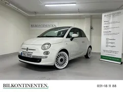 Vit Begagnad 2010 Fiat 500 Lounge Halvkombi | 54 800 kr (Marknadspris)