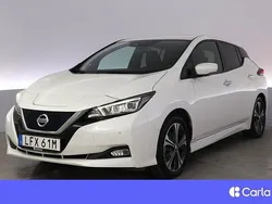 Vit Begagnad 2021 Nissan Leaf 360º Halvkombi | 199 900 kr (Lite dyr)