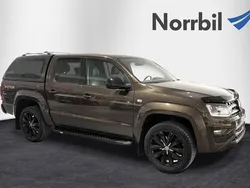 Brun (chestnut brown metallic) Begagnad 2020 VW Amarok Aventura Pickup | 419 000 kr (Marknadspris)