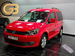 Mörkblå (blå) Begagnad 2012 VW Caddy Minibuss | 89 900 kr (Dyr)