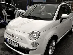 Vit Begagnad 2016 Fiat 500C Lounge Cab | 98 000 kr (Marknadspris)