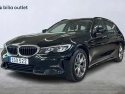 Svart Begagnad 2020 BMW 320 Sport Line Kombi | 257 900 kr (Marknadspris)