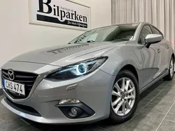 Grå Begagnad 2014 Mazda 3 Inclusive Halvkombi | 119 900 kr (Marknadspris)