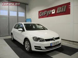 Vit Begagnad 2017 VW Golf VII Halvkombi | 159 900 kr (Marknadspris)