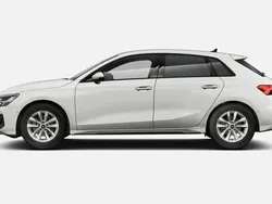 Vit Ny 2025 Audi A3 Sportback Halvkombi | 363 100 kr (Lite dyr)