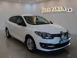 Vit Begagnad 2016 Renault Mégane GrandTour LIMITED Kombi | 69 900 kr (Marknadspris)