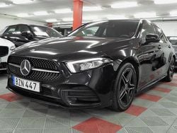 Svart Begagnad 2018 Mercedes A180 AMG line Halvkombi | 224 500 kr (Marknadspris)