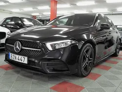 Svart Begagnad 2018 Mercedes A180 AMG line Halvkombi | 224 500 kr (Marknadspris)