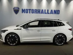 Vit Begagnad 2022 Skoda Enyaq iV SportLine SUV | 379 900 kr (Dyr)