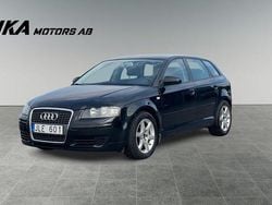 Svart Begagnad 2008 Audi A3 Sportback Attraction Halvkombi | 44 900 kr (Marknadspris)