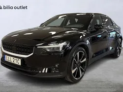 Svart Begagnad 2021 Polestar 2 Long Range Dual motor Sedan | 329 900 kr (Marknadspris)