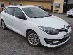 Vit Begagnad 2015 Renault Mégane GrandTour LIMITED Kombi | 104 900 kr (Lite dyr)