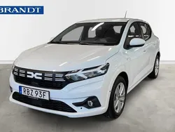 Vit Ny 2024 Dacia Sandero Expression Halvkombi | 199 900 kr (Marknadspris)
