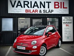 Röd Begagnad 2017 Fiat 500 Lounge Halvkombi | 59 900 kr